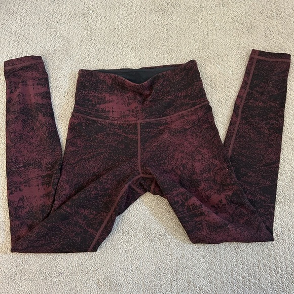 Maroon Elation Leggings - Picture 1 of 2